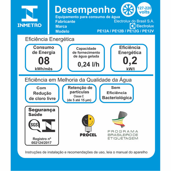 Purificador Electrolux Pure 4x Água Gelada, Fria e Natural com Painel Touch Cinza (PE12G) - Bivolt - Image 7