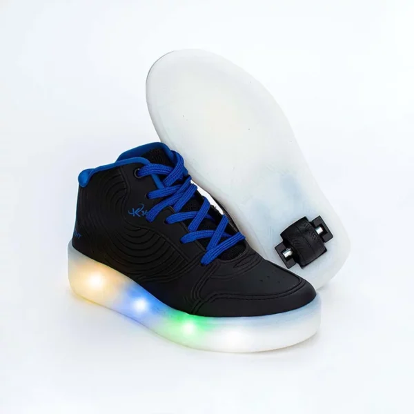 Tênis de Rodinha com Led Preto Kidy - Image 2