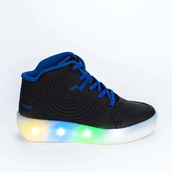 Tênis de Rodinha com Led Preto Kidy - Image 3
