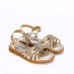 Sandália Infantil Feminina Kidy Amar Comfort Ouro
