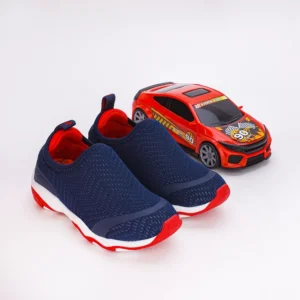 Tênis Infantil Masculino Kidy Play E Brinquedo Azul Vermelho