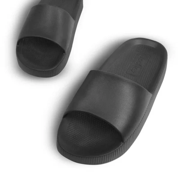 Chinelo Slide Preto Poofy Salto Plataforma Eva - Image 4
