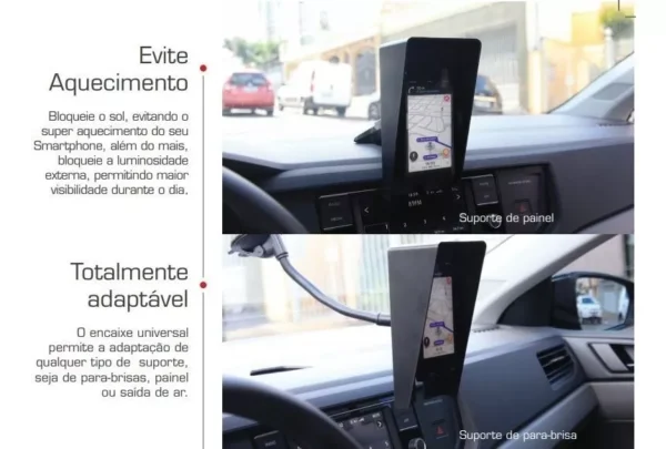 Capa Protetora Para Suporte Celular Sol Claridade Uber 99 - Image 2