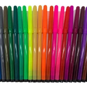 Canetinha Colorida Hidrográfica 24 Cores - Atóxica - Leo&leo