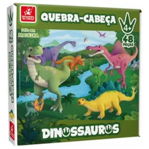 Puzzle Dinossauro Gigante 48 Pçs 8498 Brincadeira De Criança