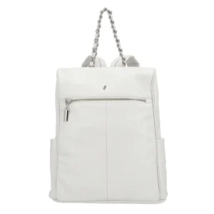 Bolsa Mochila Nylon Cinza Matelassê