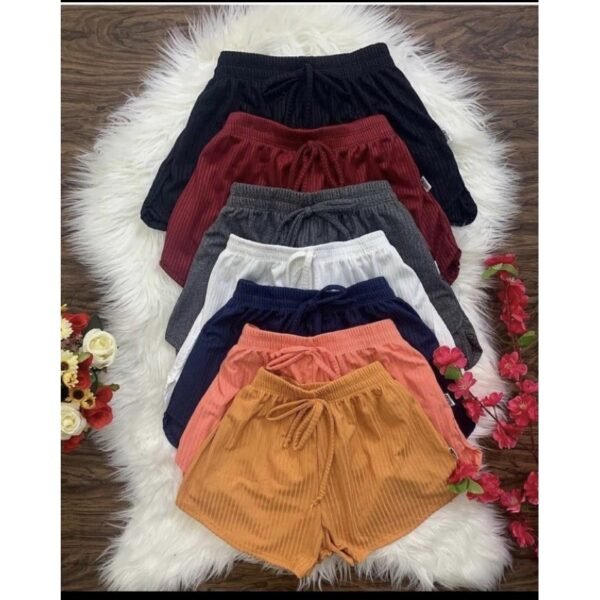 Short curto malha canelada - Image 3
