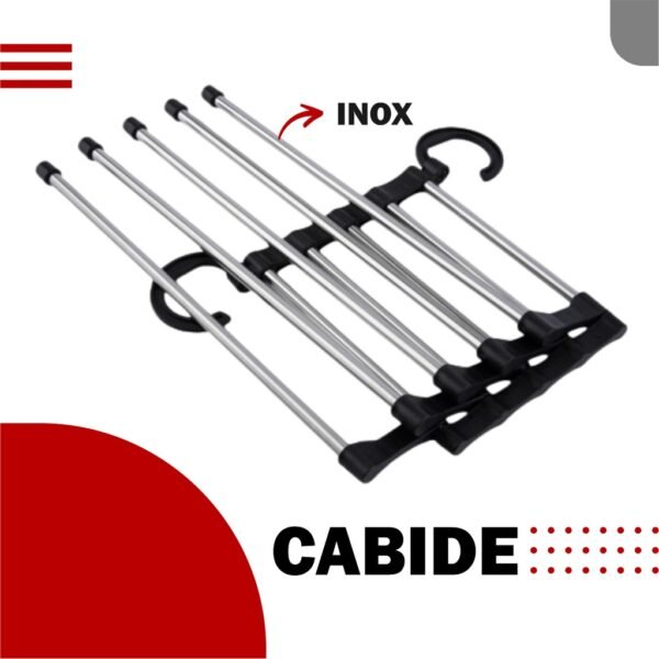 Cabide Multifuncional para Calças de Inox - Image 2