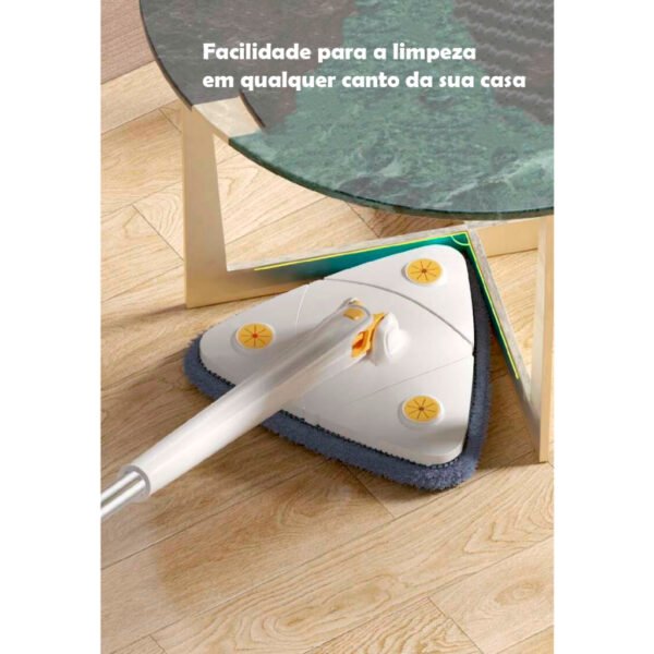 Esfregao Rodo Limpeza Triangulo Mop Giratorio 360° Rodo - Image 2
