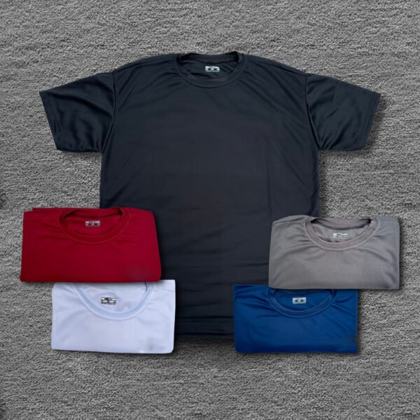 Kit 3 Camisetas Furadinha Dry Fit Academia Refletiva Lisa