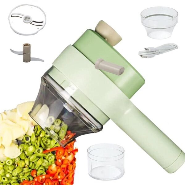 Triturador/Fatiador Recarregável de Alimentos - Image 2