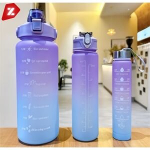 Kit da Garrafa de Água Squeeze Motivacional