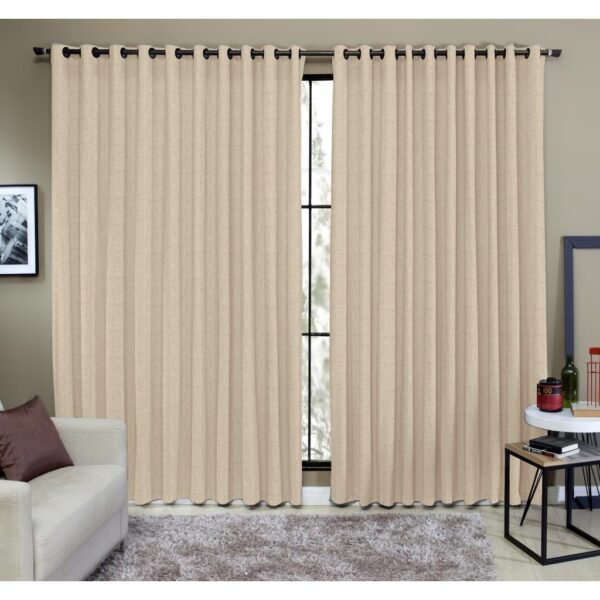 Cortina Tecido Rustico 2,00M x 1,80M Semi Blackout