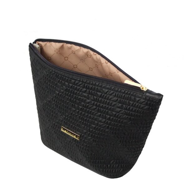 Necessaire Feminina Plissado Trapézio Le Postiche - Image 4