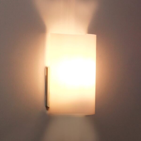 Luminária Arandela de Parede 1 Foco Soq E27 Branca Basic Clean Balizador Corredor Escada