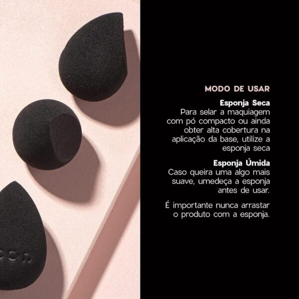 OCÉANE Esponja De Maquiagem Flat Blend Vinho Mariana Saad - Image 2