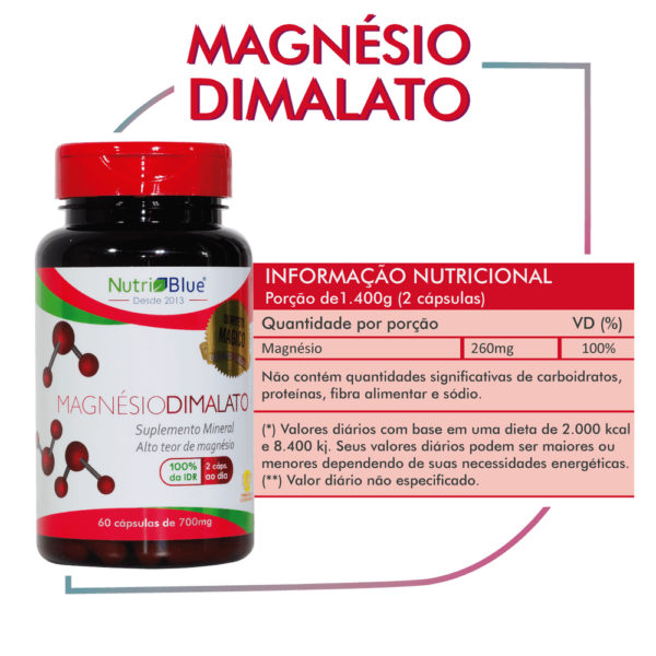 MAGNÉSIO DIMALATO 700MG NUTRIBLUE - Image 4