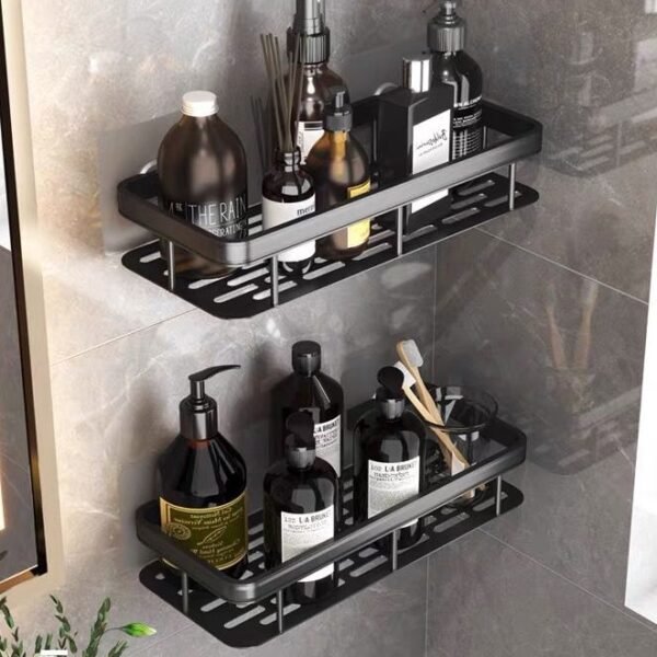 Suporte De Shampoo Prateleiras De Banheiro Sem Furo Premium - Image 3