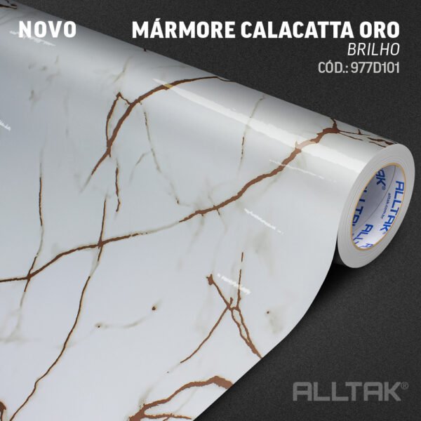 Mármore Decor Adesivo Vinil Decorativo 120 cm x 50 cm - Image 2