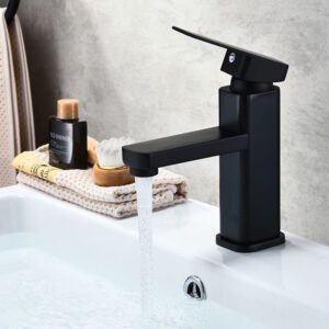 Torneira de Lavabo / Banheiro Black Preta Prata Dourado Luxo