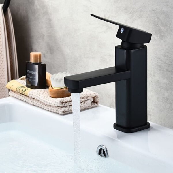 Torneira de Lavabo / Banheiro Black Preta Prata Dourado Luxo