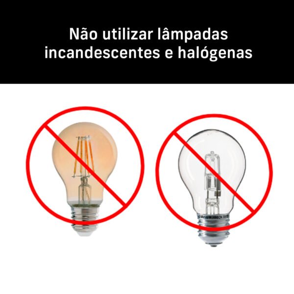 Luminária Arandela de Parede 1 Foco Soq E27 Branca Basic Clean Balizador Corredor Escada - Image 4