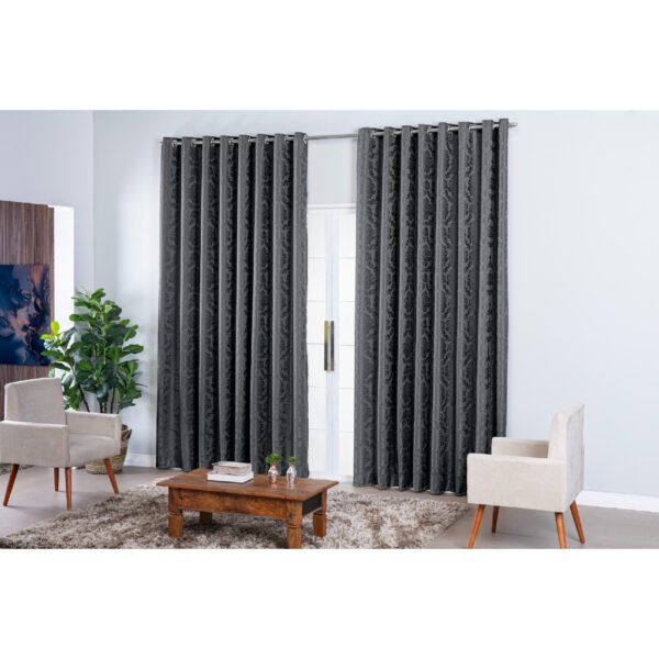 Cortina Jacquard Sala E Quarto 3 00mts X 2 30mts Esticada - Image 2