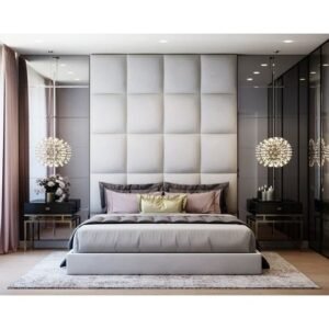 Cabeceira em Modulos 40x40 CORINO (Uma Placa) Casal/Queen/King
