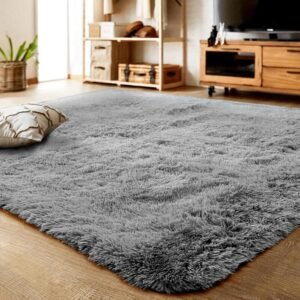 Tapete Peludo 1,00 x 1,50 Felpudo Pelo Alto Sala Quarto Varias Cores