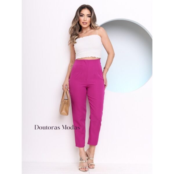 Doutoras Modas Calça Alfaiataria tendencia moda blogueira social festa chique de empresaria ZR 020 - Image 3