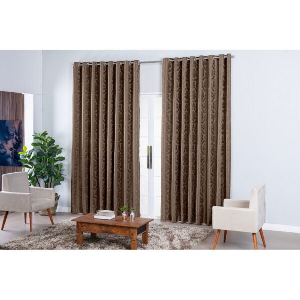 Cortina Jacquard Sala E Quarto 3 00mts X 2 30mts Esticada - Image 4