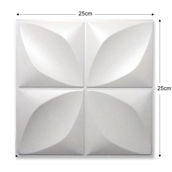 Kit 40 Placas PVC 3d Revestimento De Parede Decorativa 25 cm - Image 2