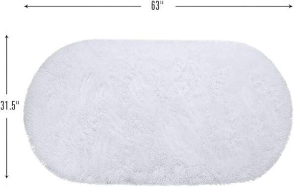 Tapete de pelúcia macio DETUM para quarto de meninas, meninos, - Image 2