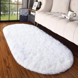 Tapete de pelúcia macio DETUM para quarto de meninas, meninos,