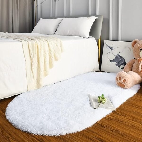 Tapete de pelúcia macio DETUM para quarto de meninas, meninos, - Image 7
