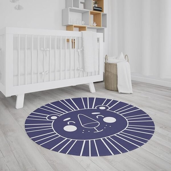 Tapete Decorativo Infantil Neoprene Leão 1,40m (Bege) - Image 6