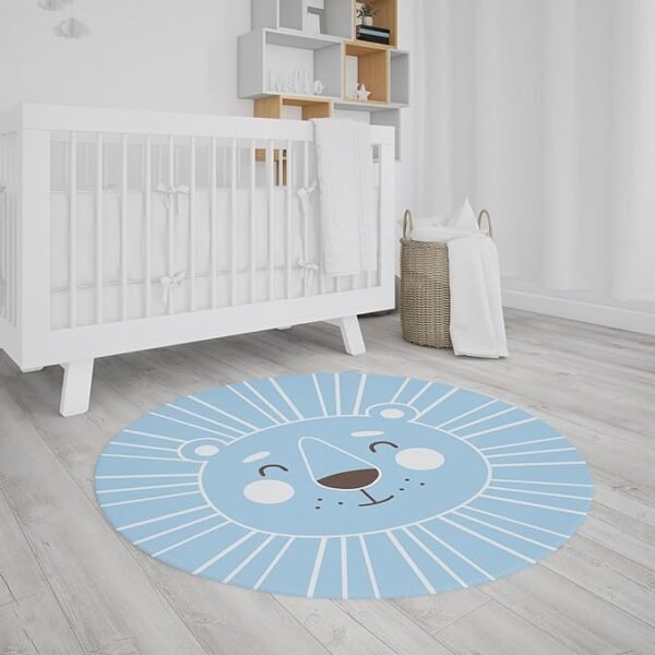 Tapete Decorativo Infantil Neoprene Leão 1,40m (Bege) - Image 3