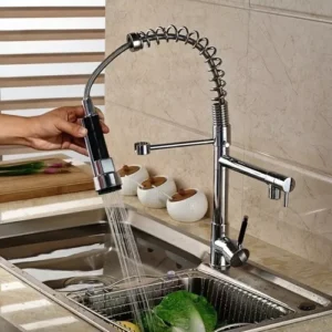 Torneira Cozinha Gourmet Misturador Ducha Duo Spray