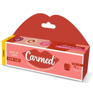 Hidratante Labial com cor Carmed Maça do Amor 10g