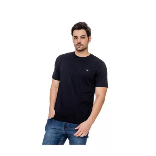 5 Camiseta Masculina Camisas Slim Voker 100% Algodão Atacado - Image 5