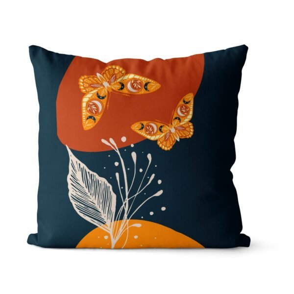 Kit 4 Capas De Almofadas Decorativas 45x45 - Floral Borboleta - Image 4