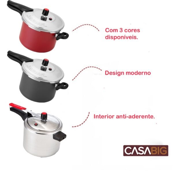 Panela De Pressão Antiaderente Premium Cozinha - Image 4