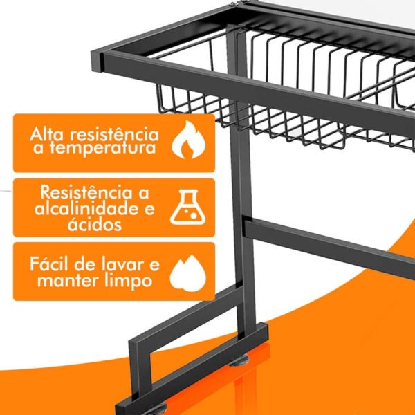 Cozinha Escorredor De Louça Suspenso - Image 3
