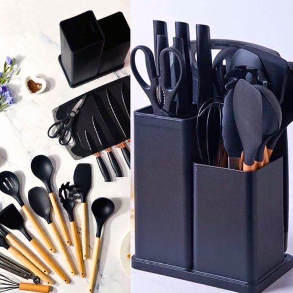 Kit 19 Peças de Utensílios de Cozinha em Silicone Completo Antiaderente e Resistente ao calor - Image 2