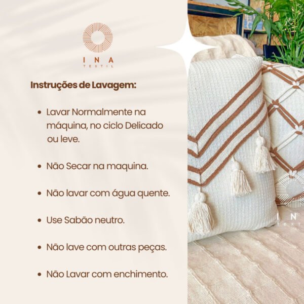 Capa Almofada Pompom Trabalhada Decoração - Image 6