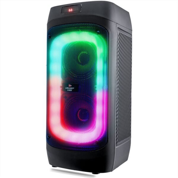 Caixa de Som Bluetooth Tws Partybox Led RGB Amplificada Torre Grasep P10 Rádio FM Aux Karaoke Alto Falante Grande - Image 5