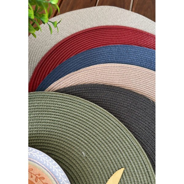 Conjunto 6 peças de lugar americano redondo 37cm - Image 3