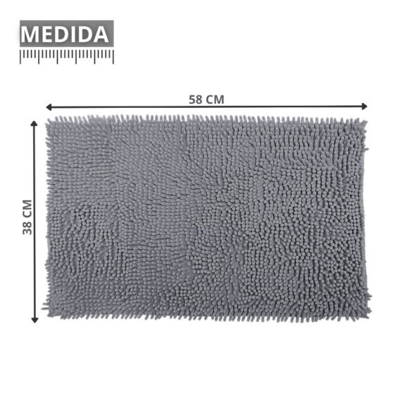 Tapete de Banheiro Microfibra Bolinha Antiderrapante - Image 2