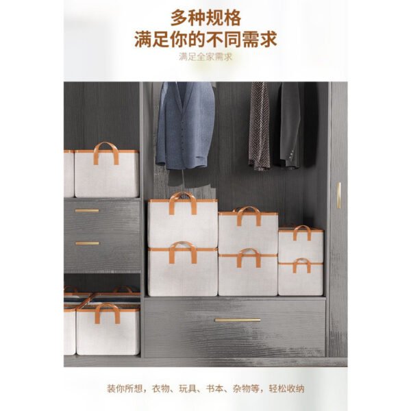 Caixa Organizadora De Guarda Roupa Calça Camiseta Lavável - Image 7