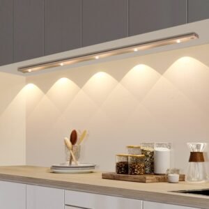 Sensor De Movimento LED Sob Armário Luz Noturna Recarregável USB Para De Cozinha